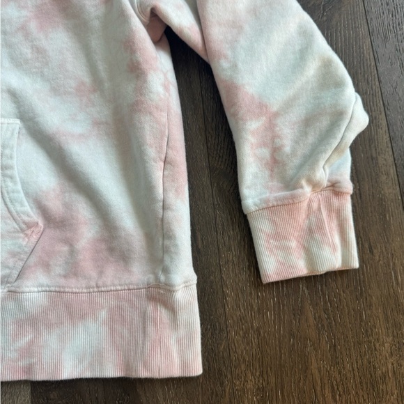 Ivory Ella Sweatshirt hoodie. Light pink tie dye. Women’s size medium. - Picture 5 of 7